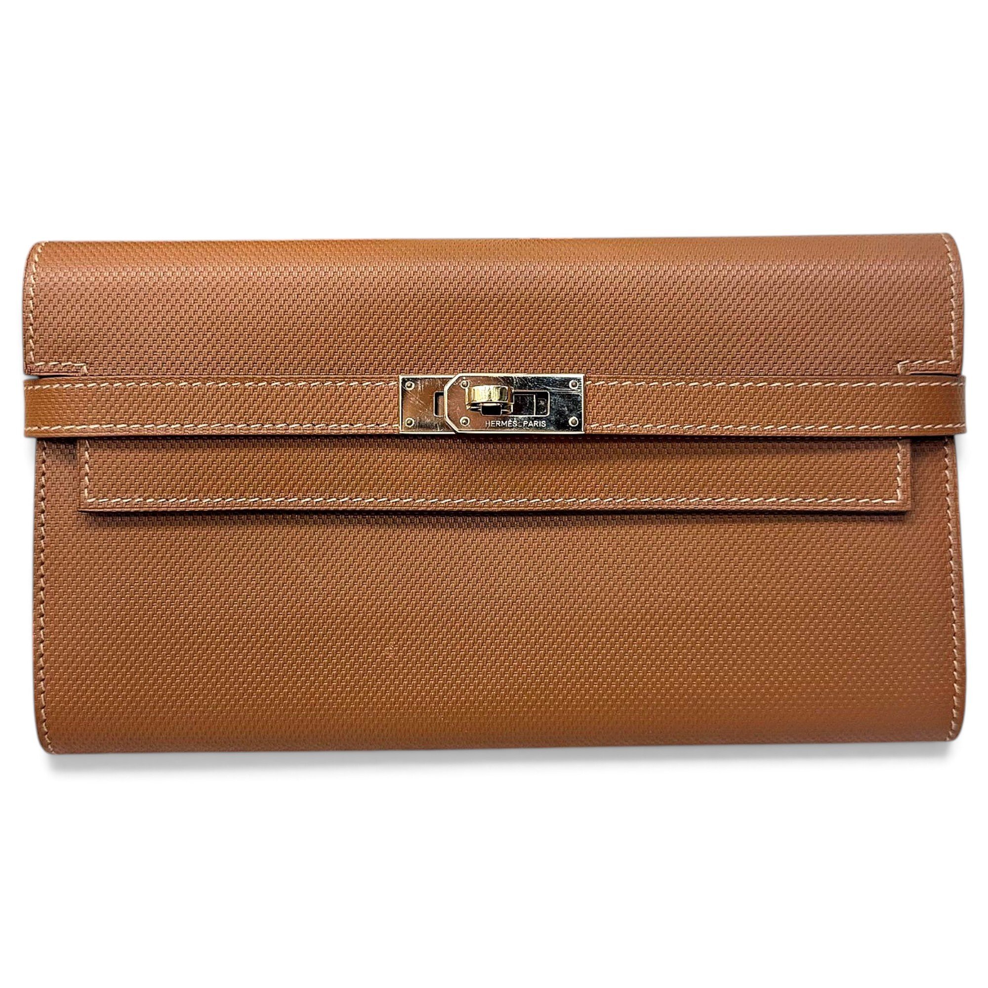 Kelly to go leather clutch bag