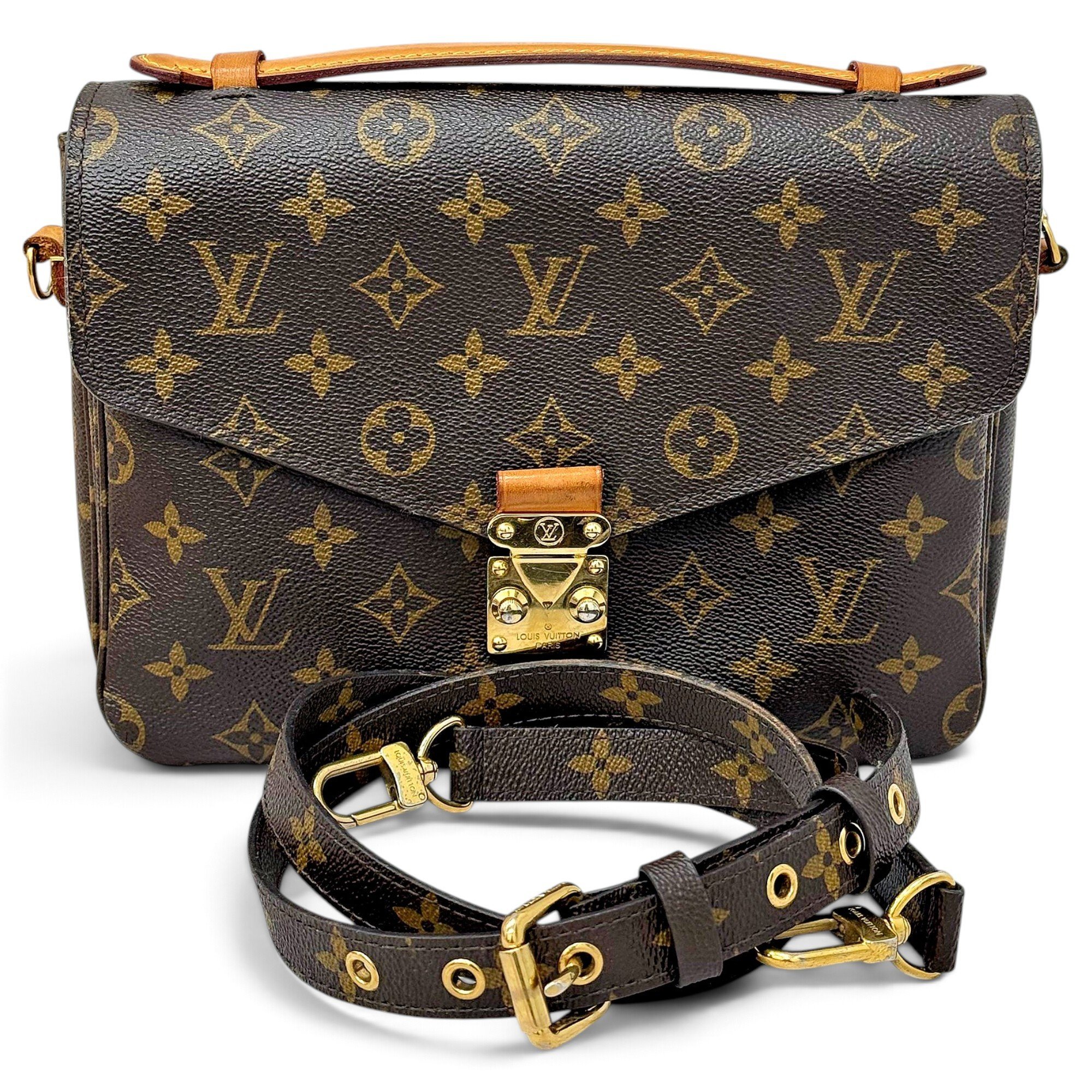 Metis leather handbag