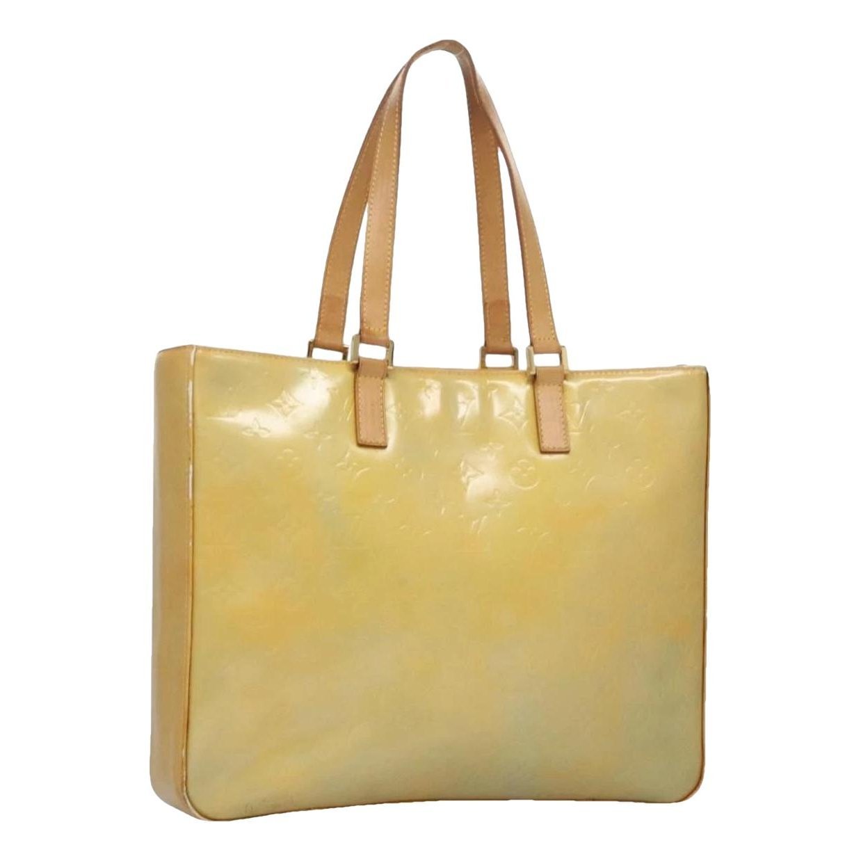 Patent leather tote