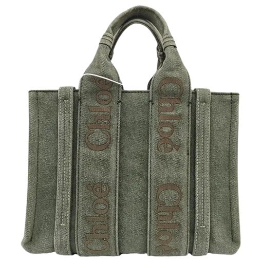 Chloe Woody cloth handbag