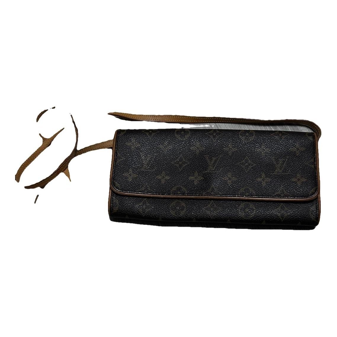Twin leather crossbody bag