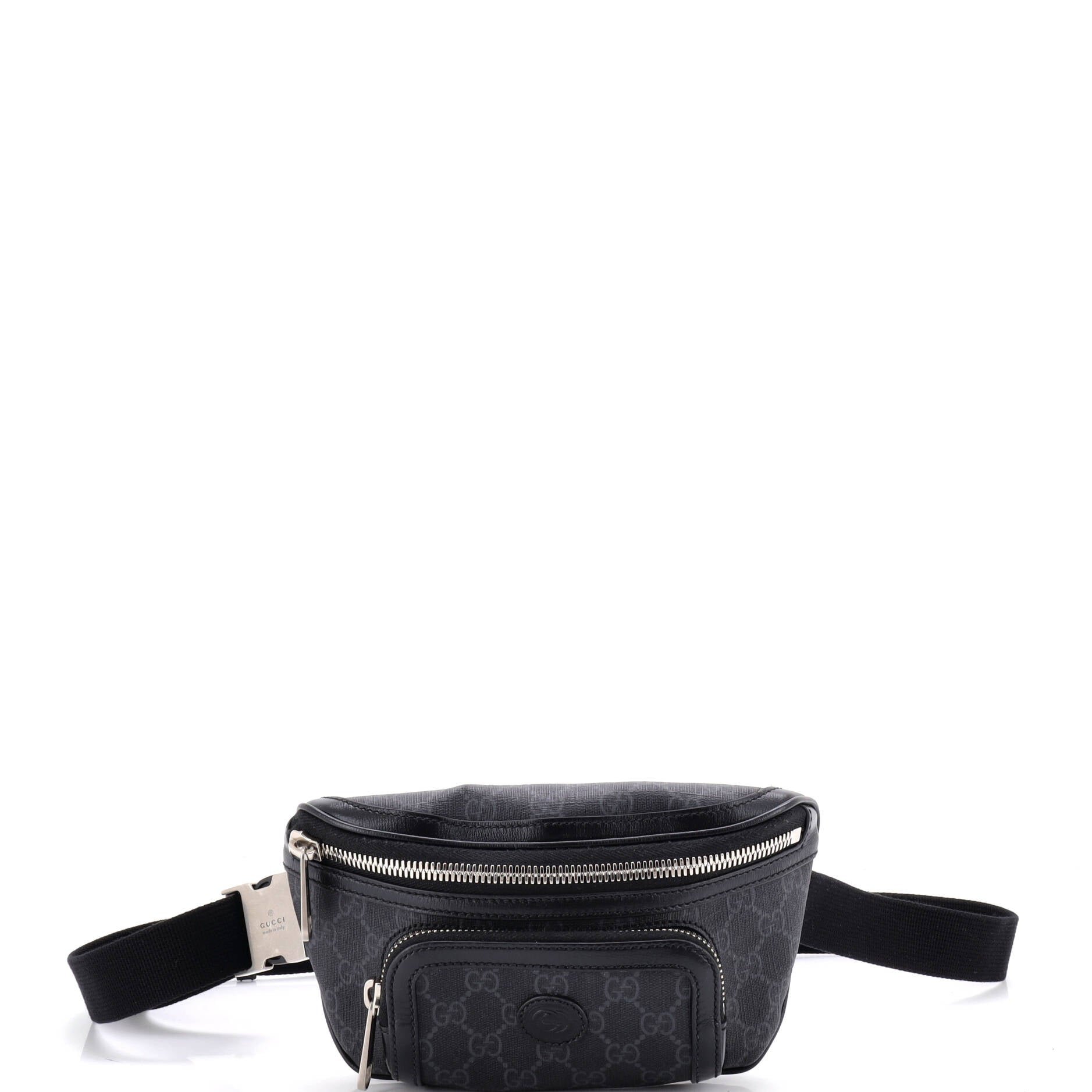 Interlocking G Patch Belt Bag GG Coated Canvas Large