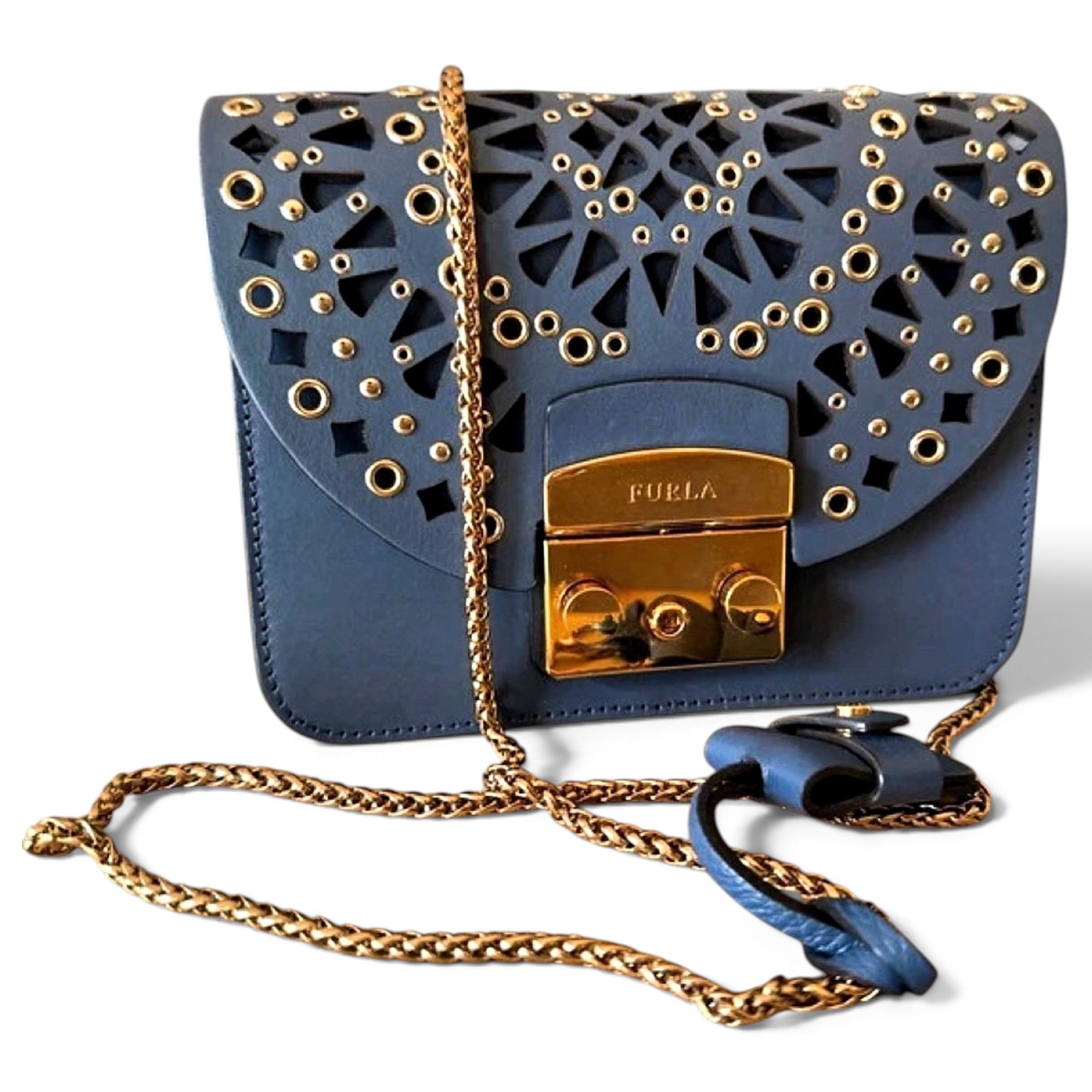 Metropolis leather crossbody bag