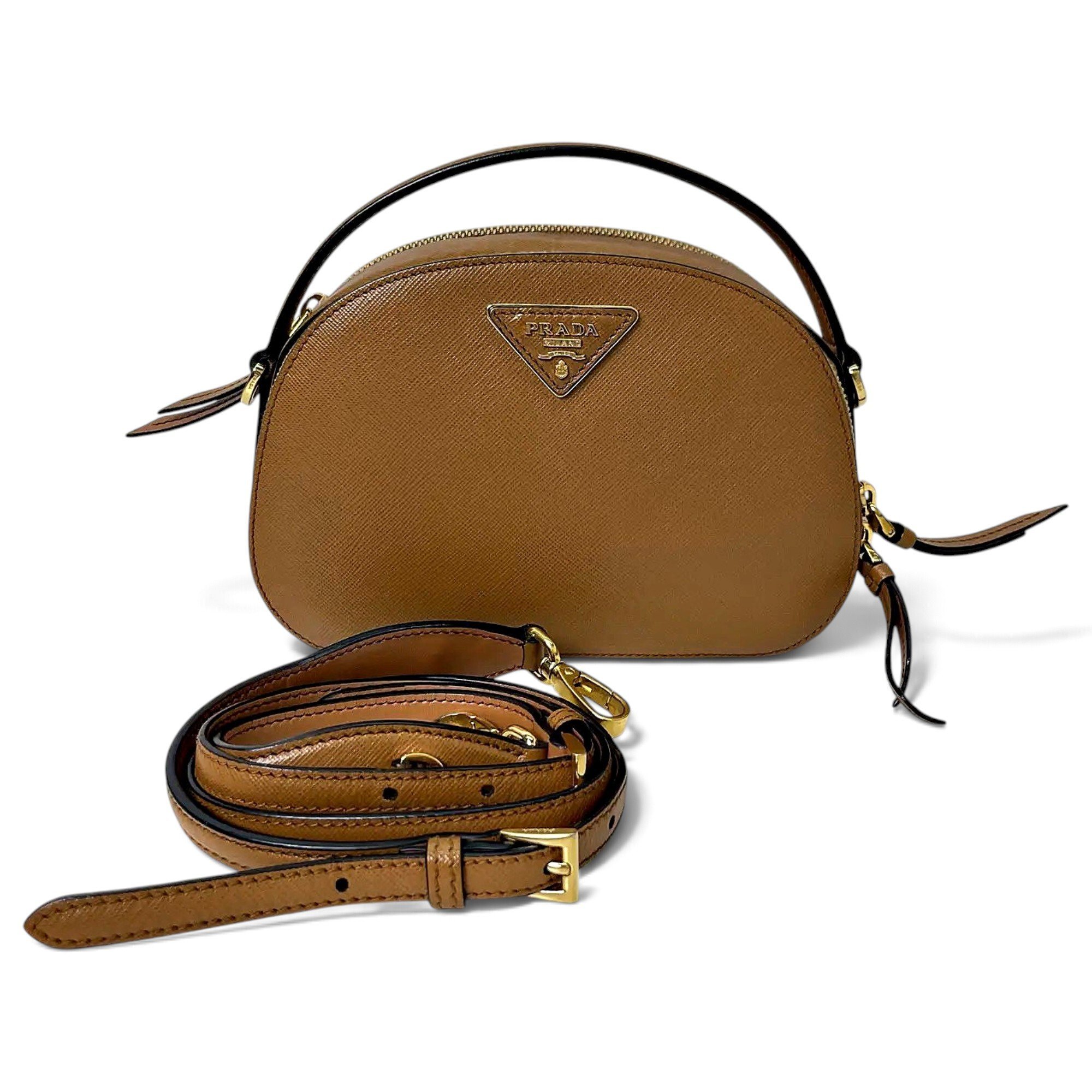 Odette leather crossbody bag