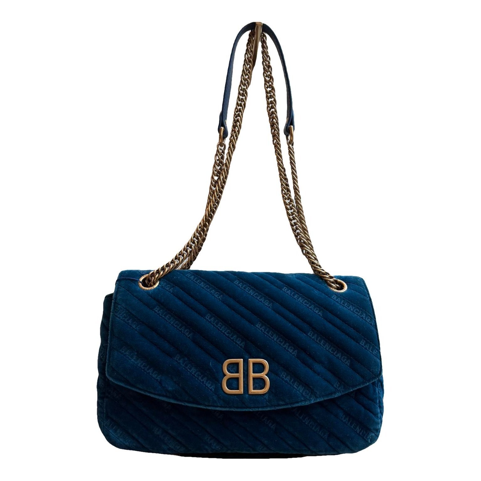 BB Round faux fur handbag