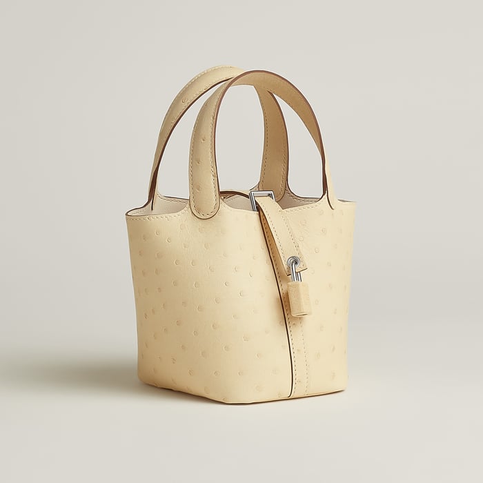 Vanille Picotin Lock Micro Bag