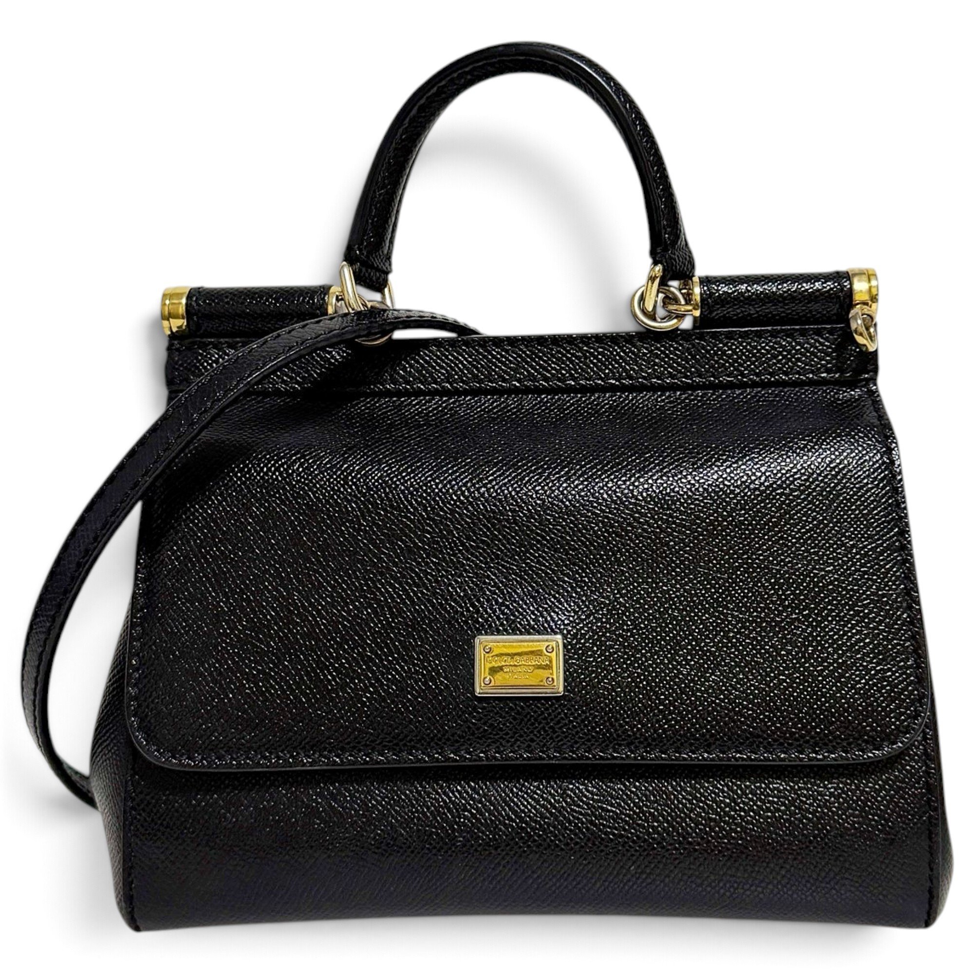 Dolce & Gabbana Sicily leather handbag