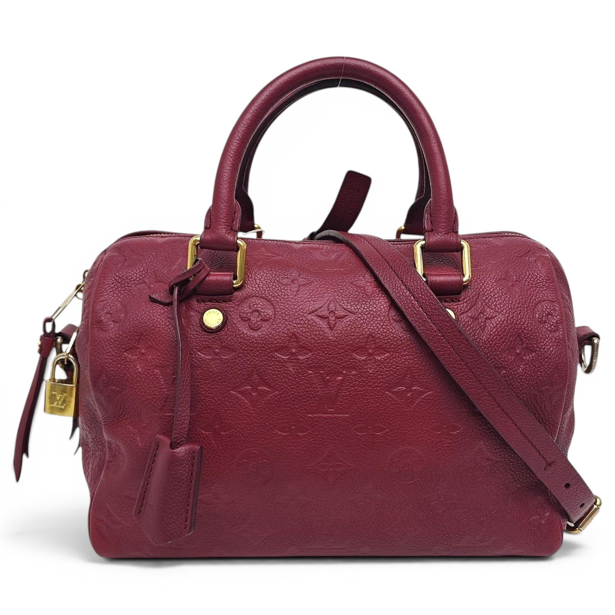 Nano Speedy / Mini HL leather handbag