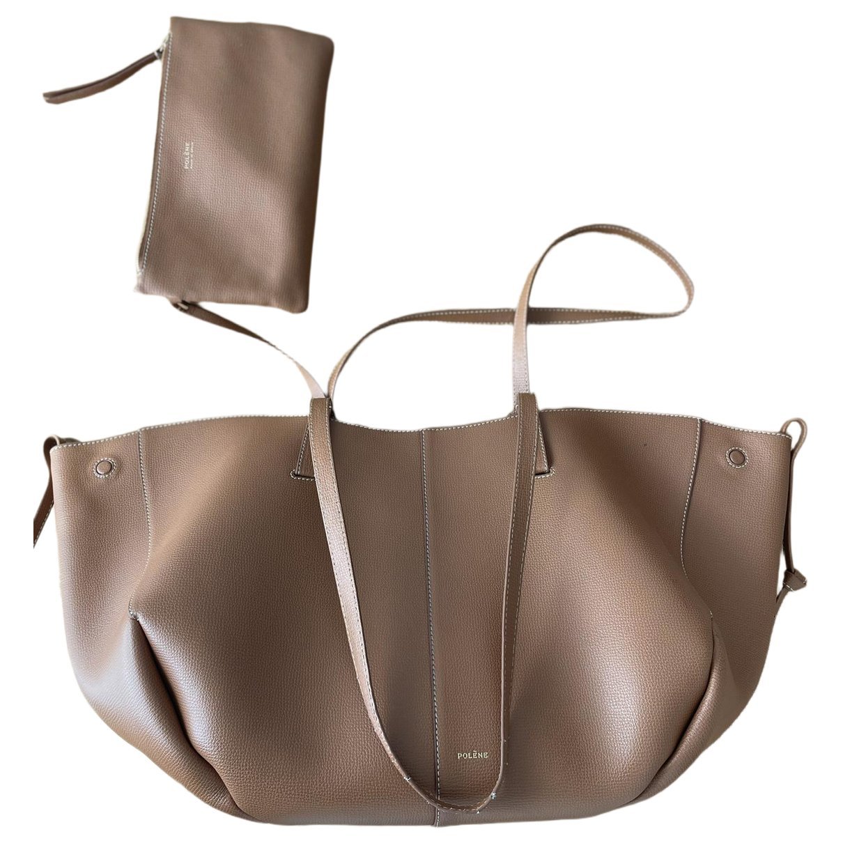 Leather tote