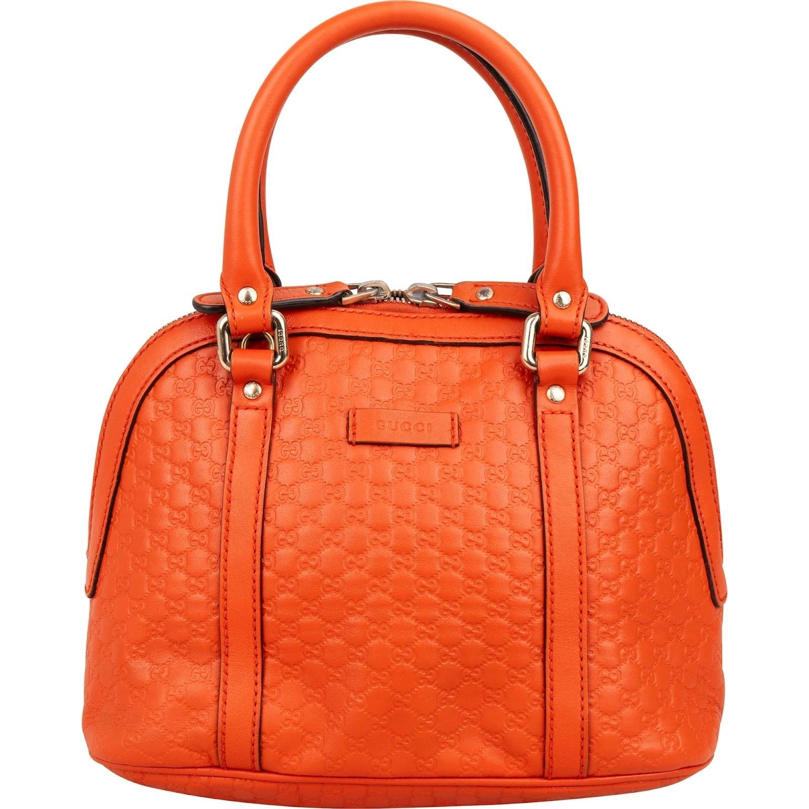 Dôme leather handbag