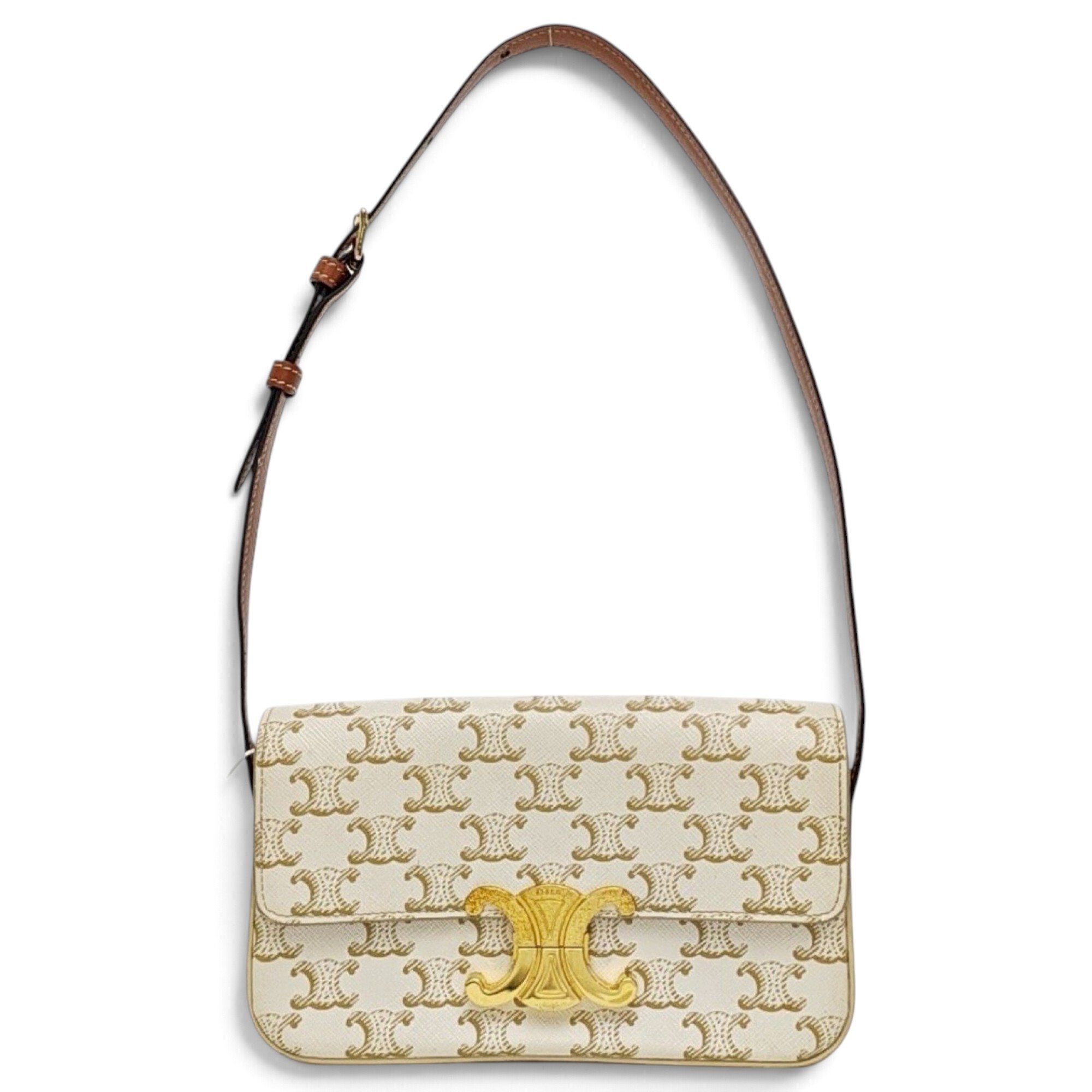 Triomphe leather handbag