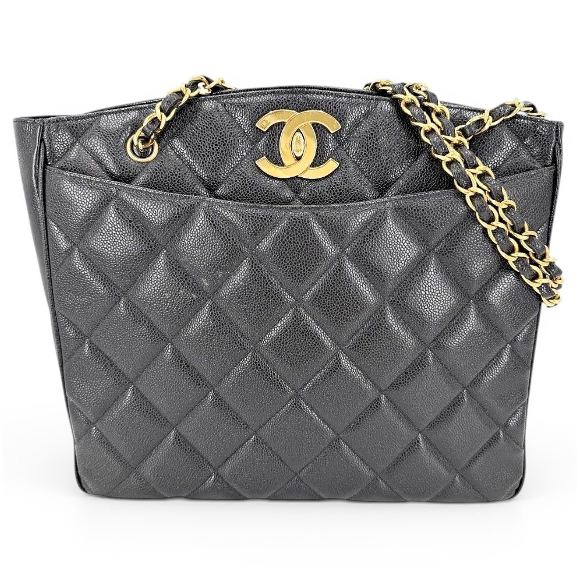 Leather tote