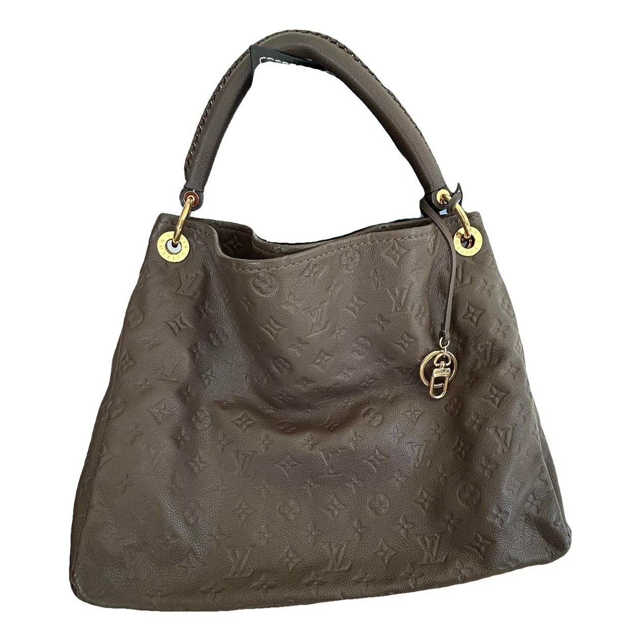 Artsy leather handbag