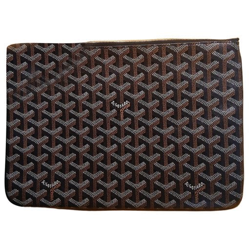 Sénat leather clutch bag