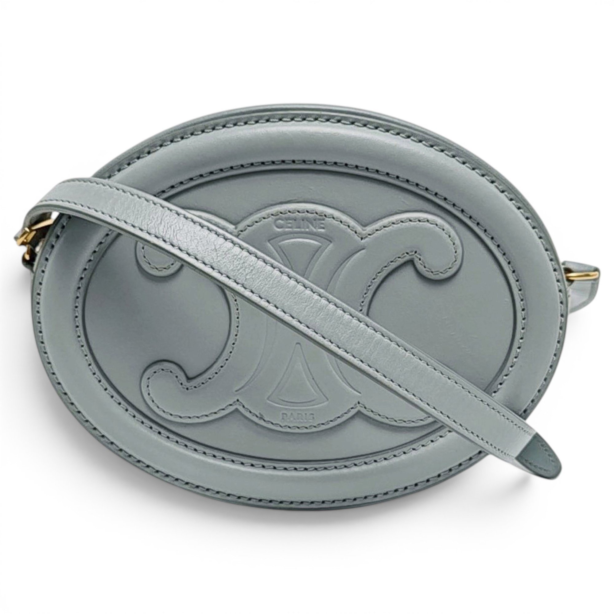 Triomphe leather handbag