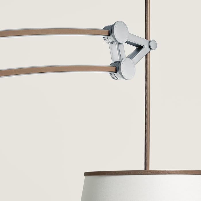 Étoupe Pantographe Arc Floor Lamp