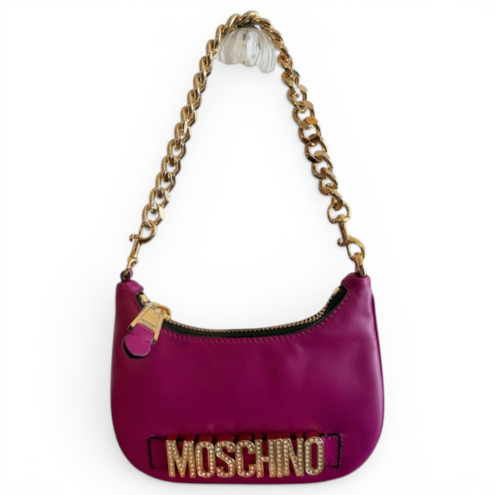 Moschino Leather clutch bag