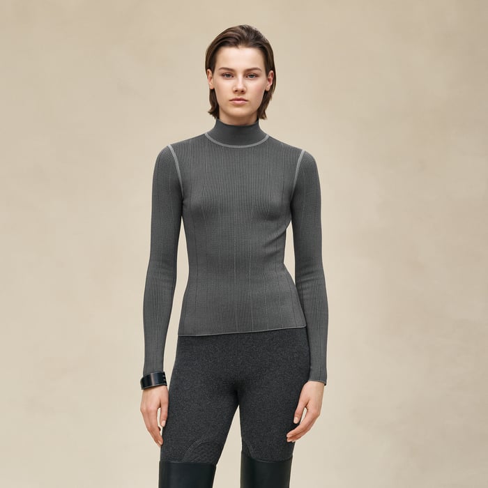 Gris Tempérance Long-sleeve Sweater