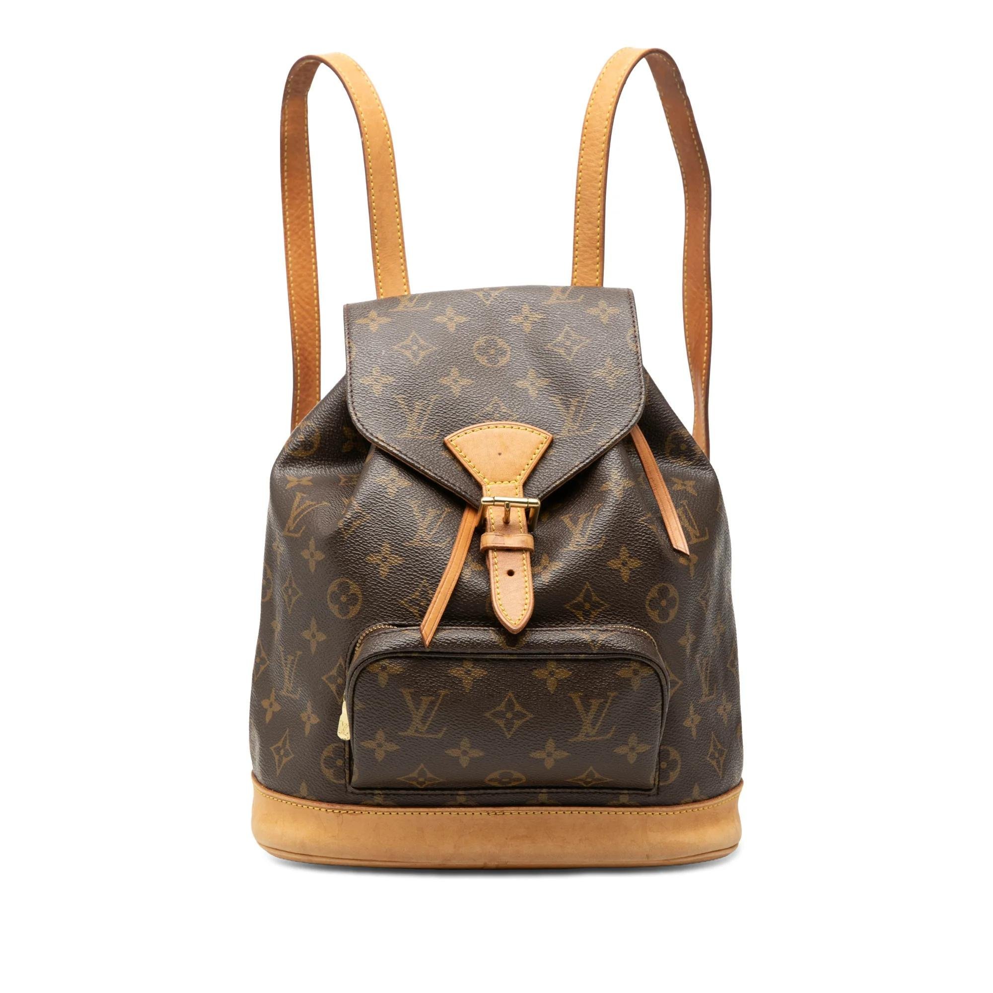 Montsouris leather backpack