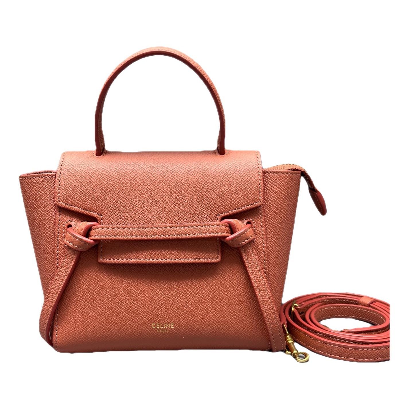 Belt leather handbag