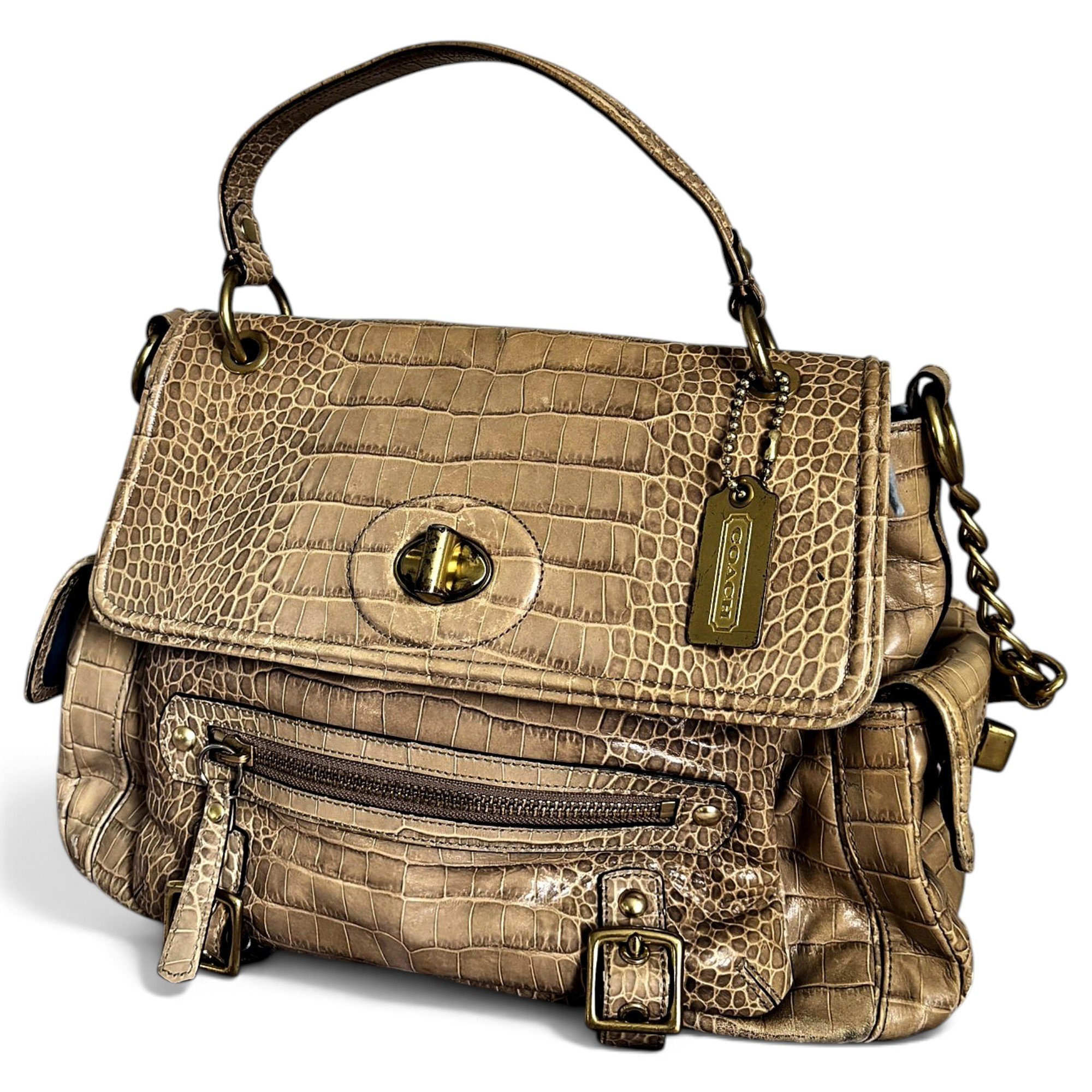 Leather handbag