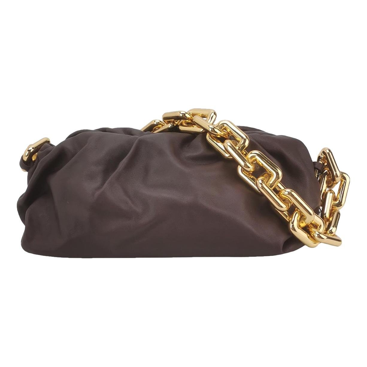 Chain Pouch leather handbag