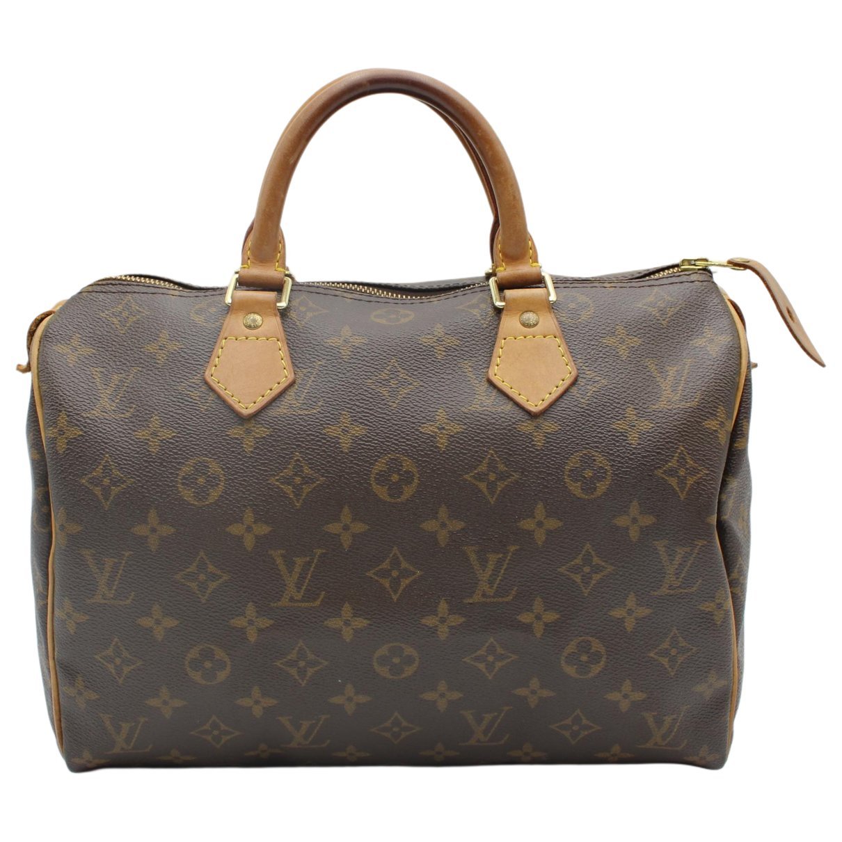 Speedy leather handbag