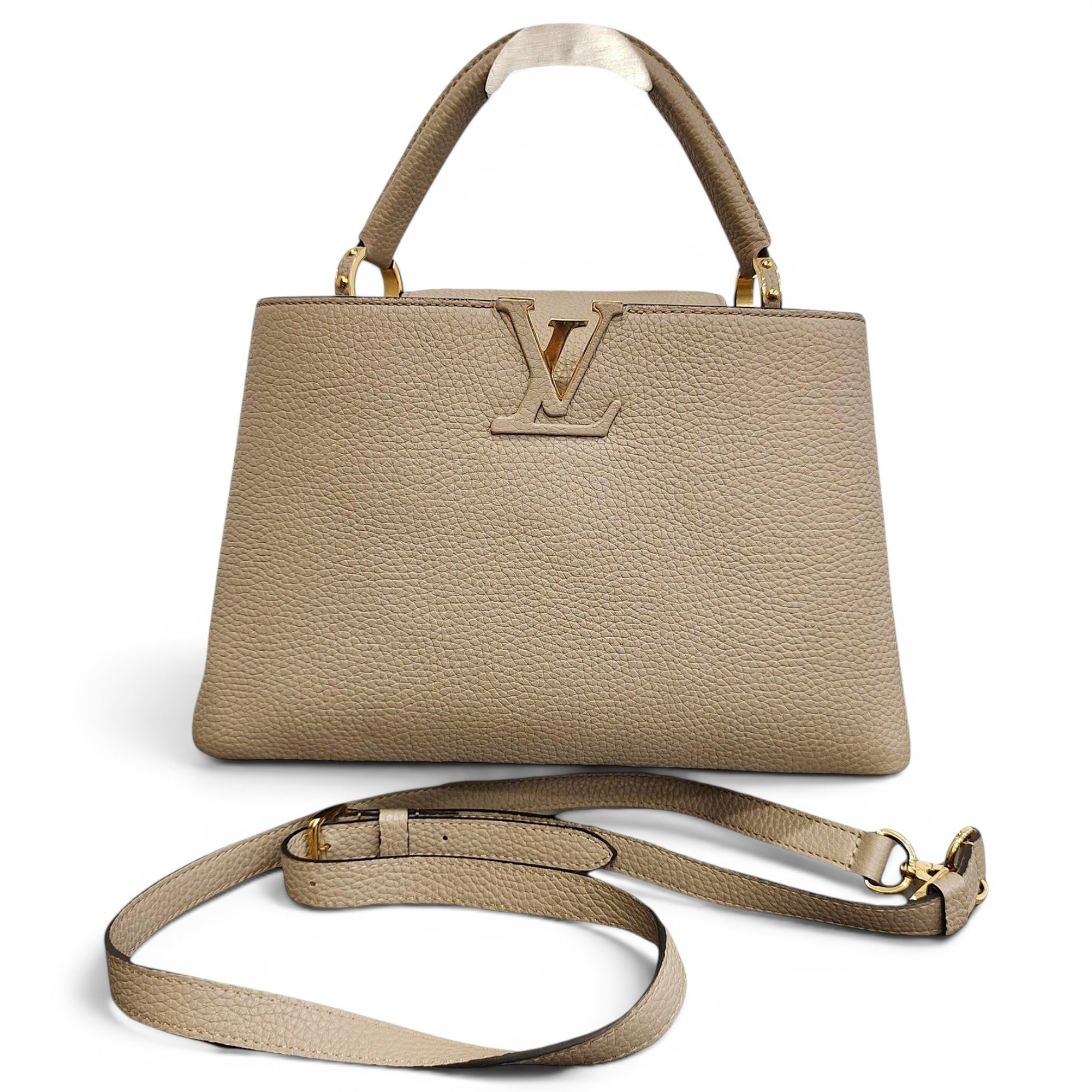 Capucines leather handbag