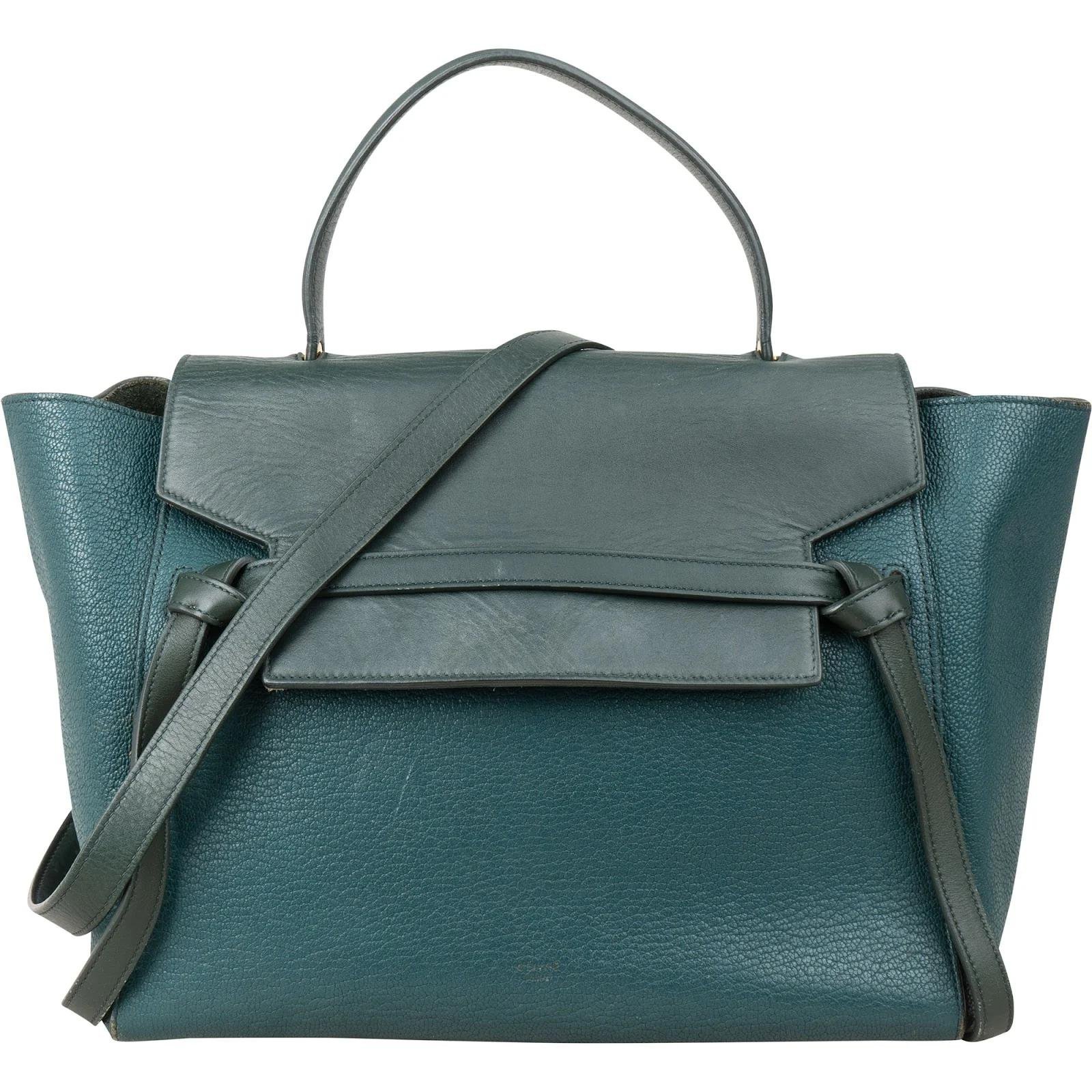 Belt leather handbag