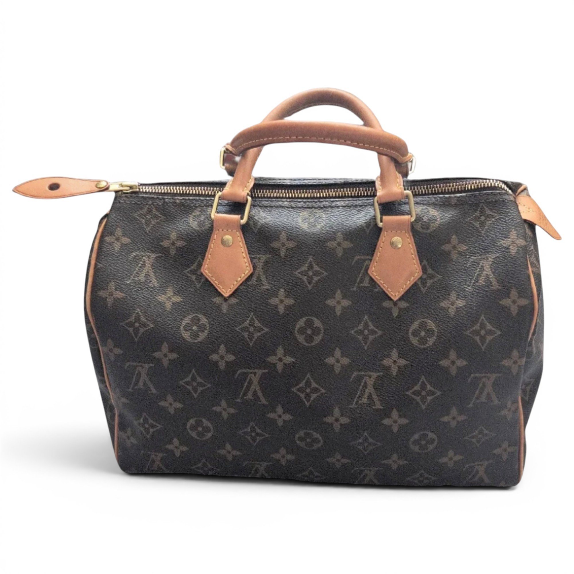 Speedy leather handbag