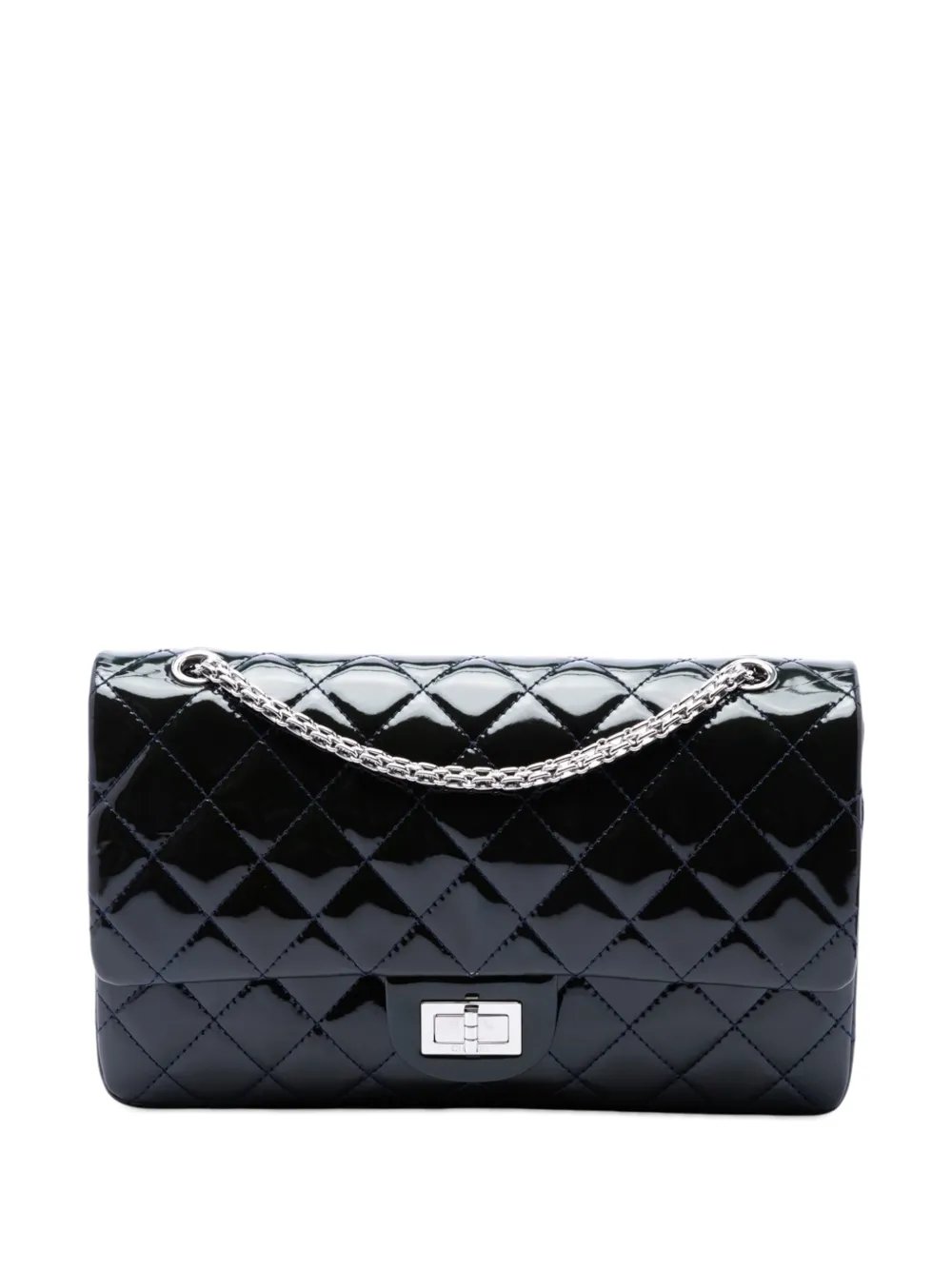2009-2010 Quilted Patent Reissue 2.55 Double Flap 227 shoulder bag
