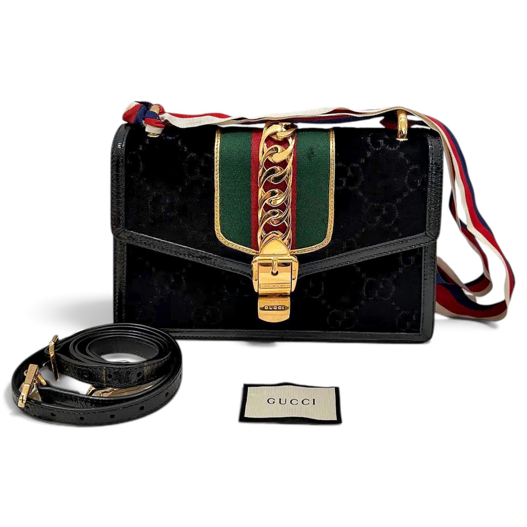 Sylvie velvet crossbody bag