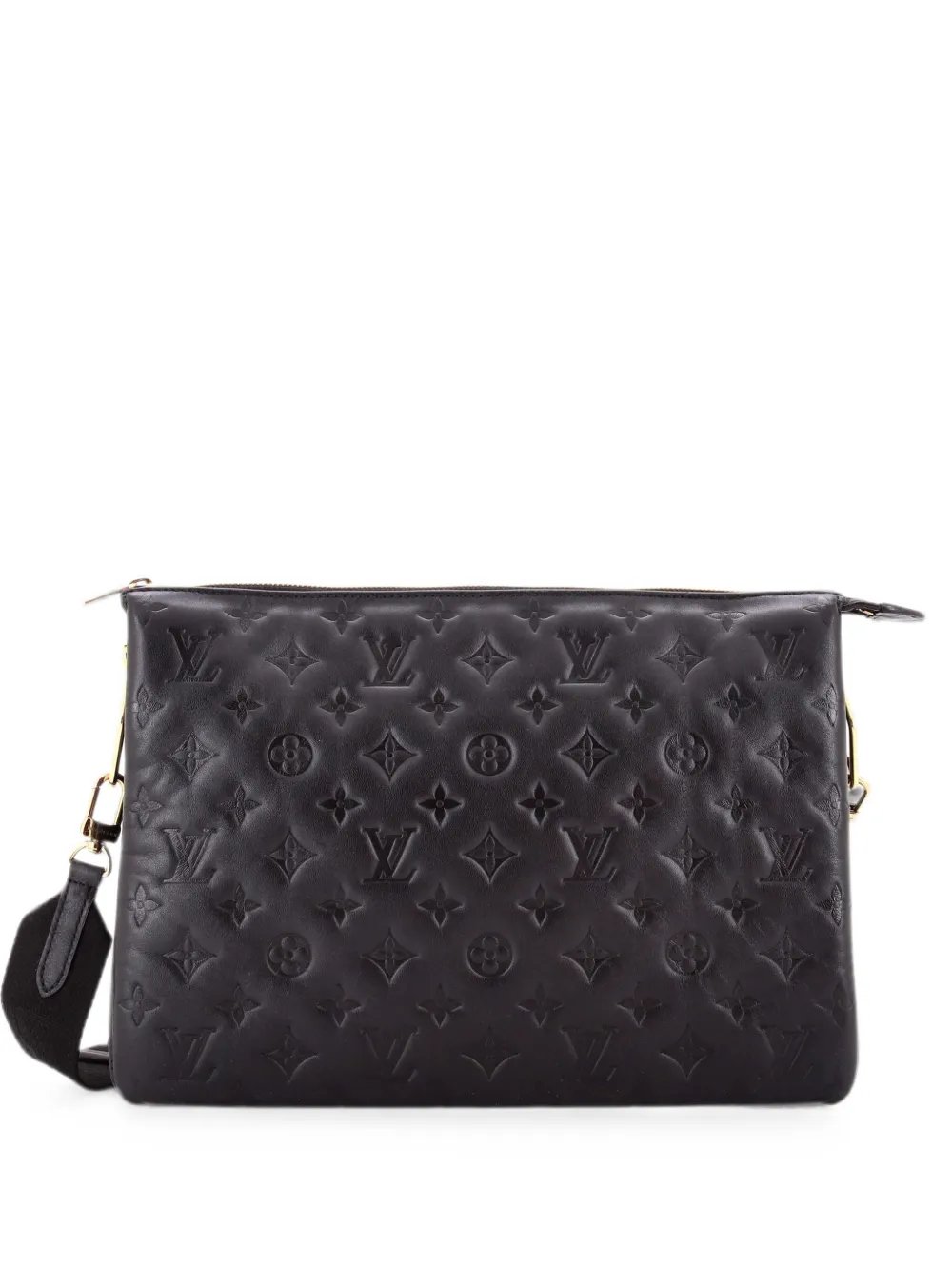 Coussin Bag Monogram Embossed Lambskin MM crossbody bag