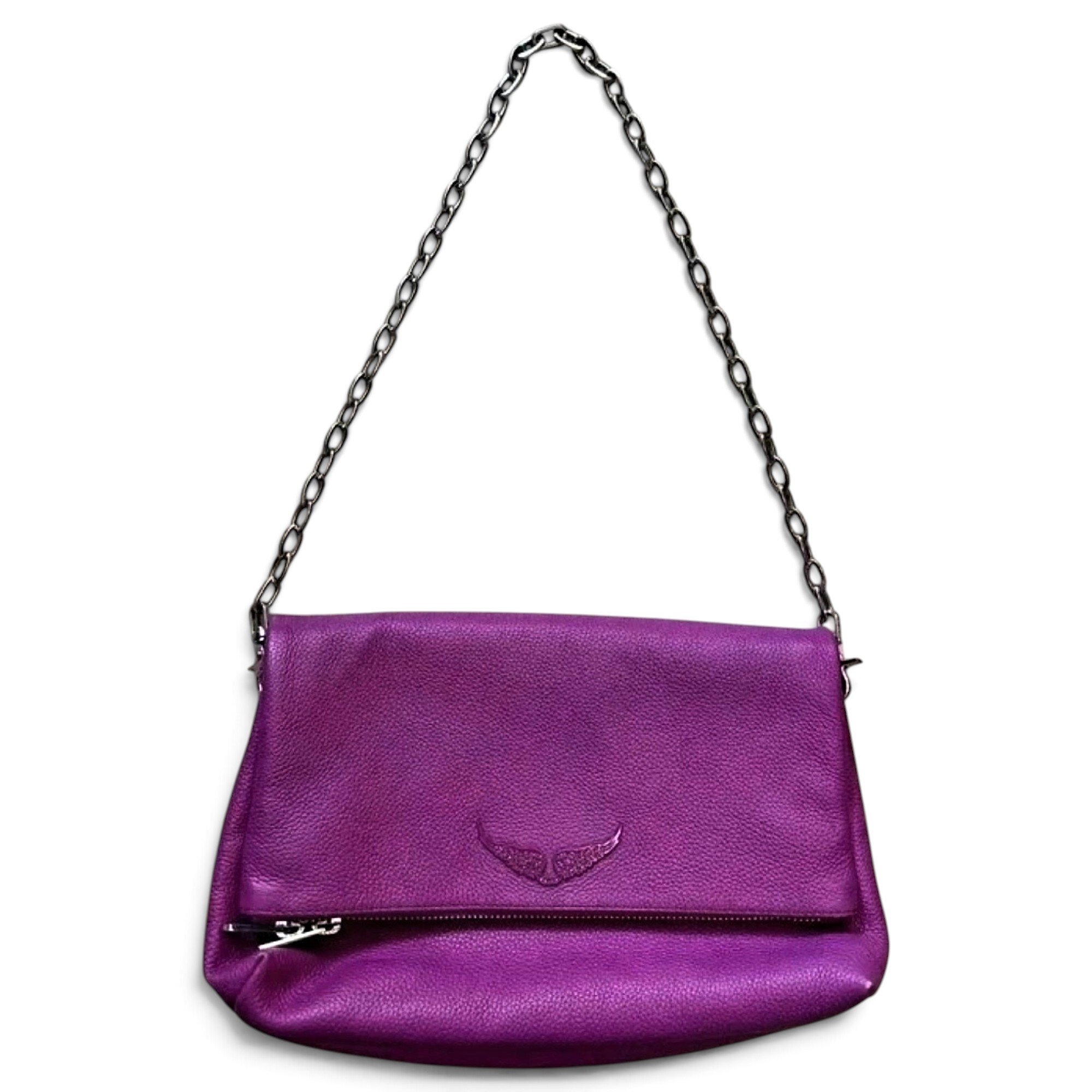 Rock leather crossbody bag