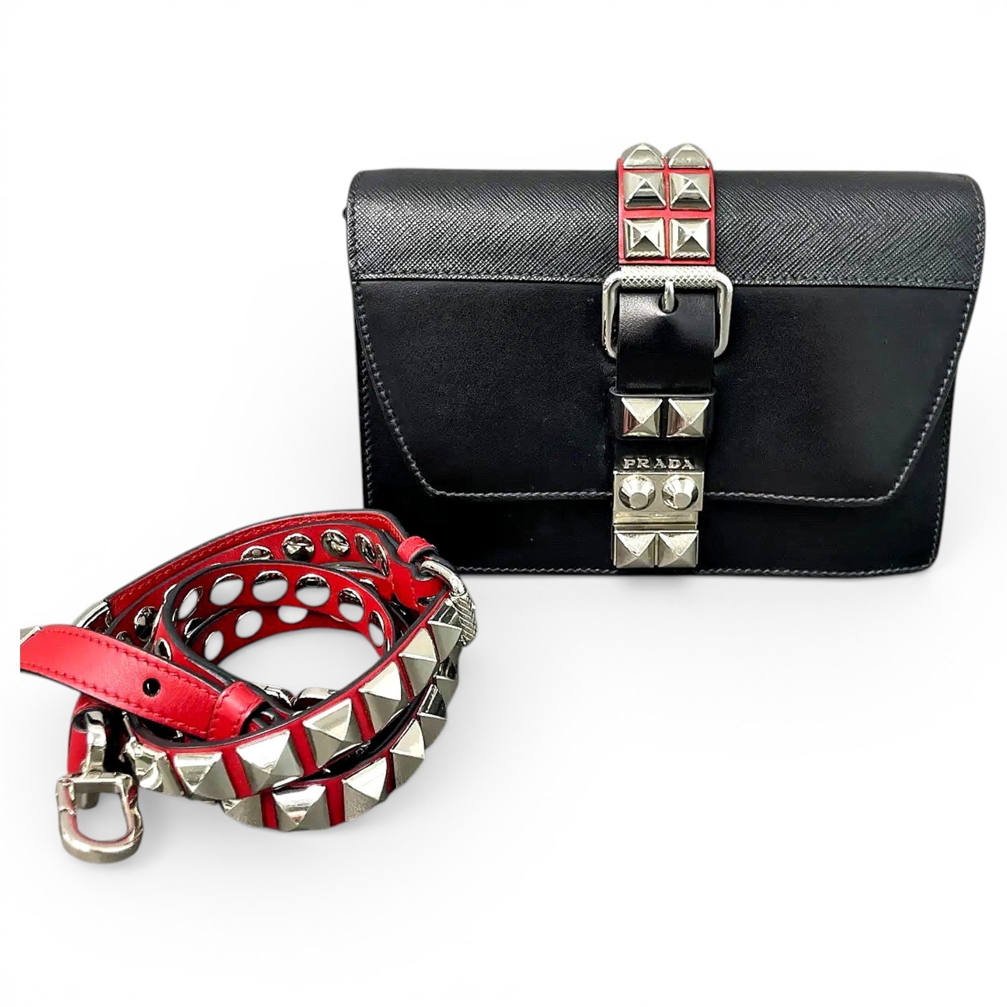 Elektra leather crossbody bag