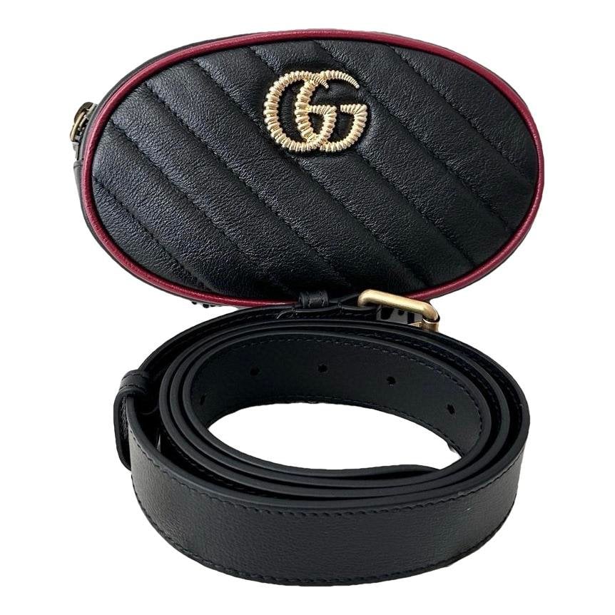 GG Marmont Oval leather handbag
