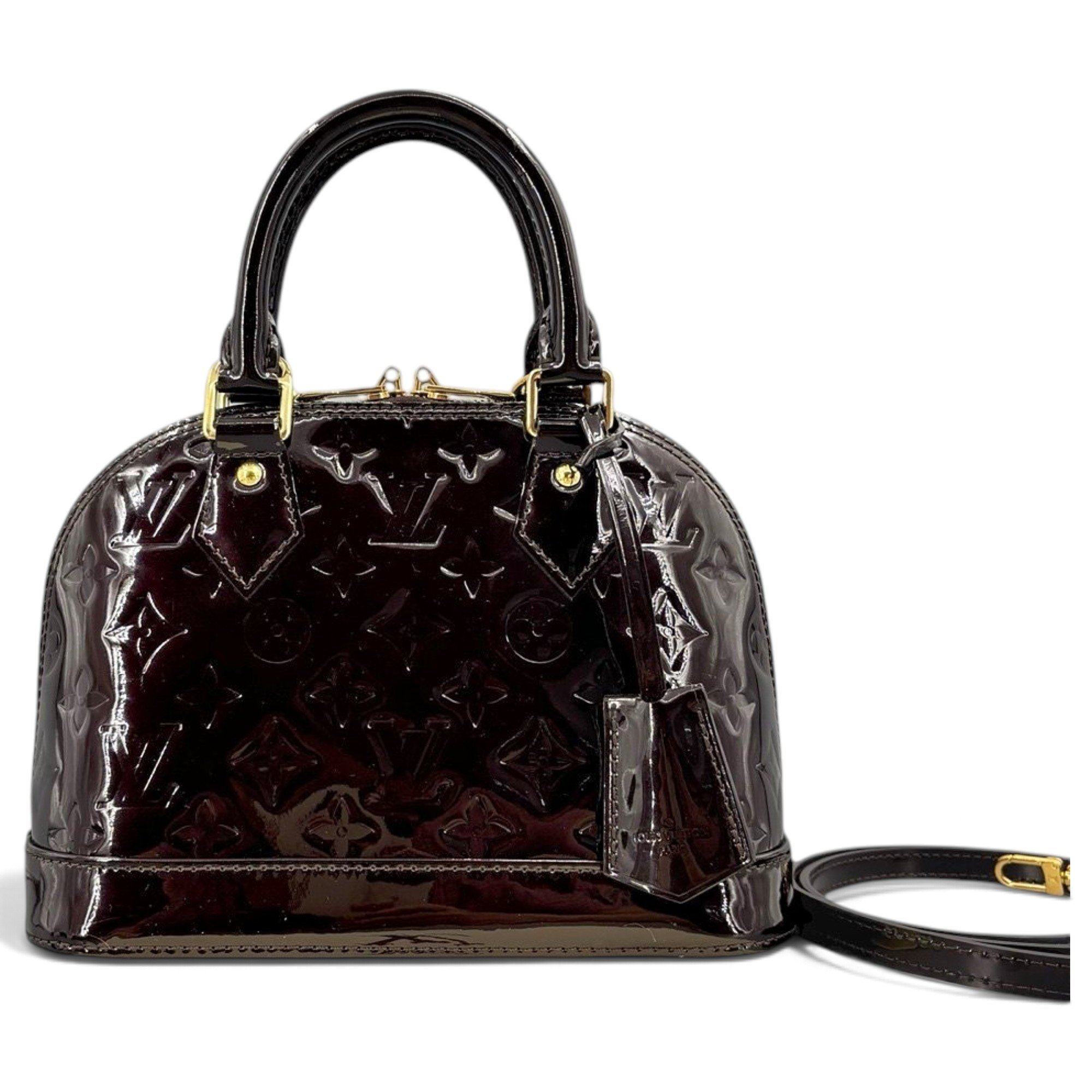 Alma patent leather handbag