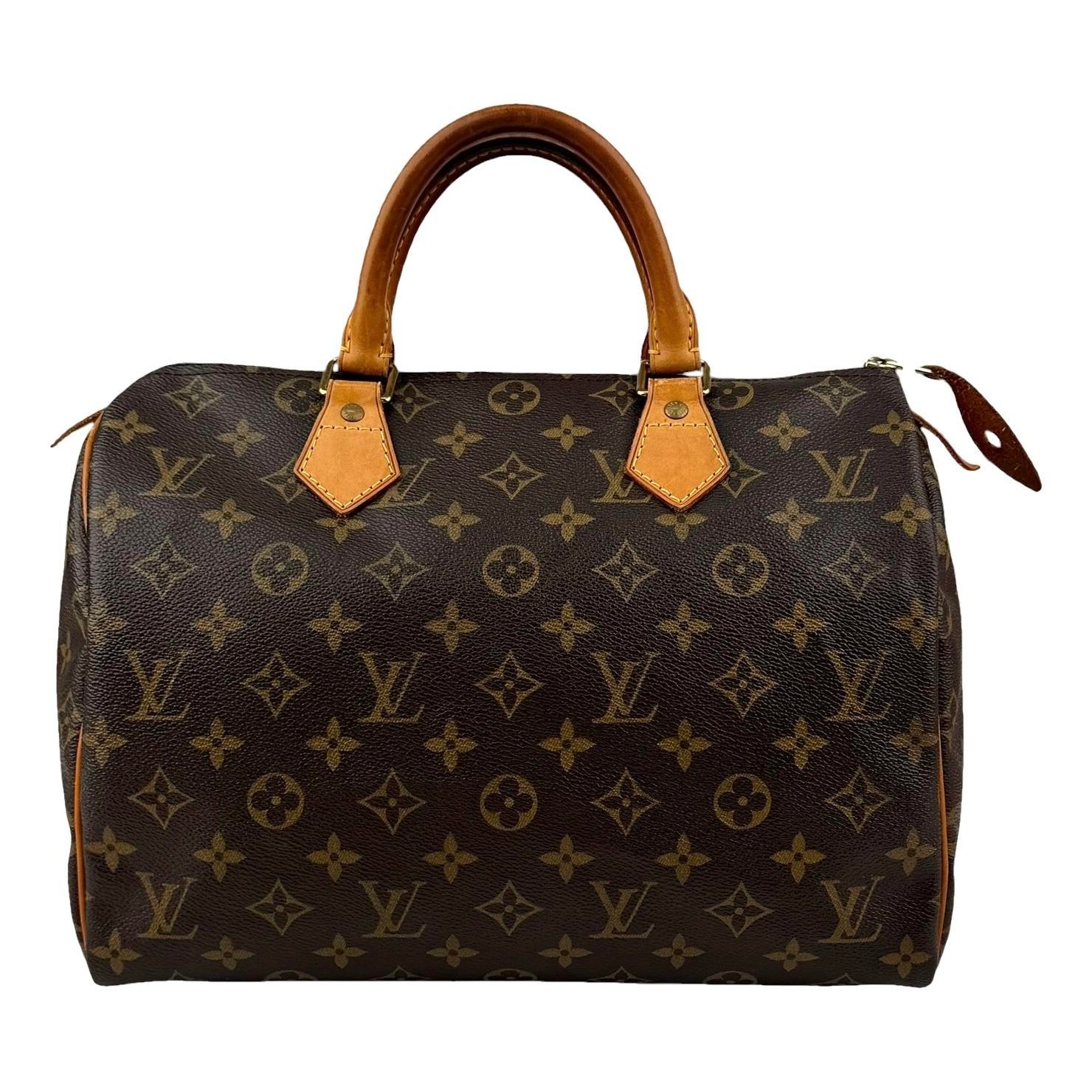 Speedy leather handbag