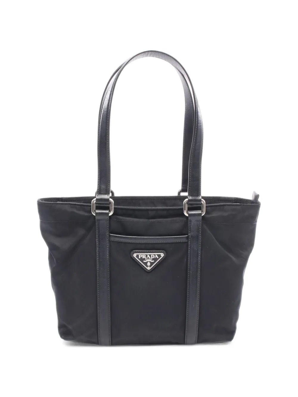 2000s triangle logo tote bag