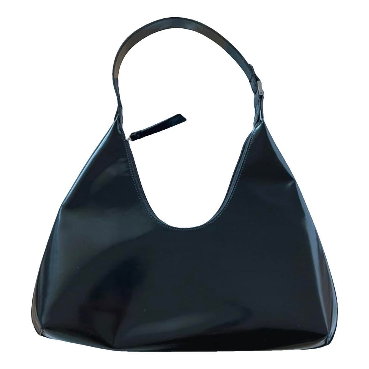 By Far Amber patent leather handbag