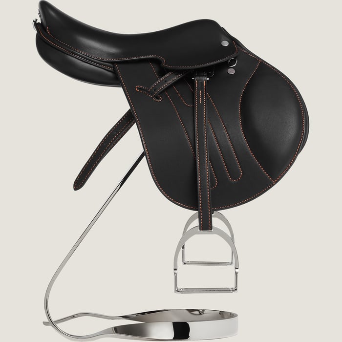 Noir Hermès Cavale Mini-saddle