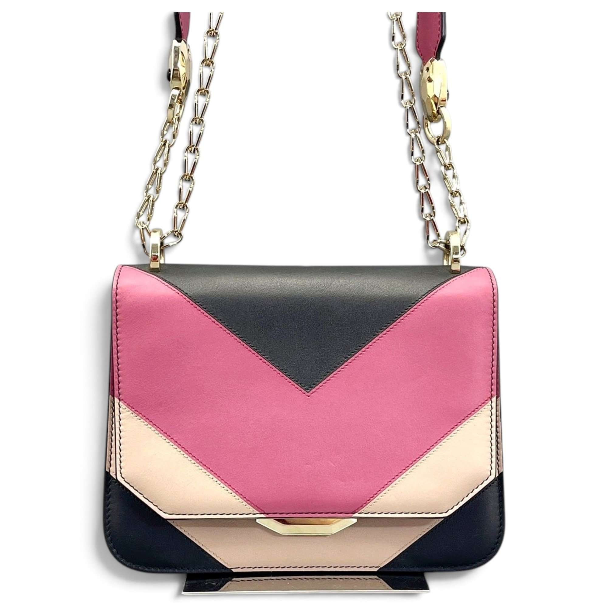 Bulgari leather handbag
