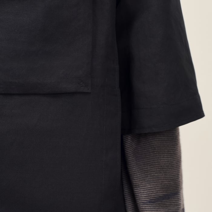 Noir Short-sleeve Overshirt