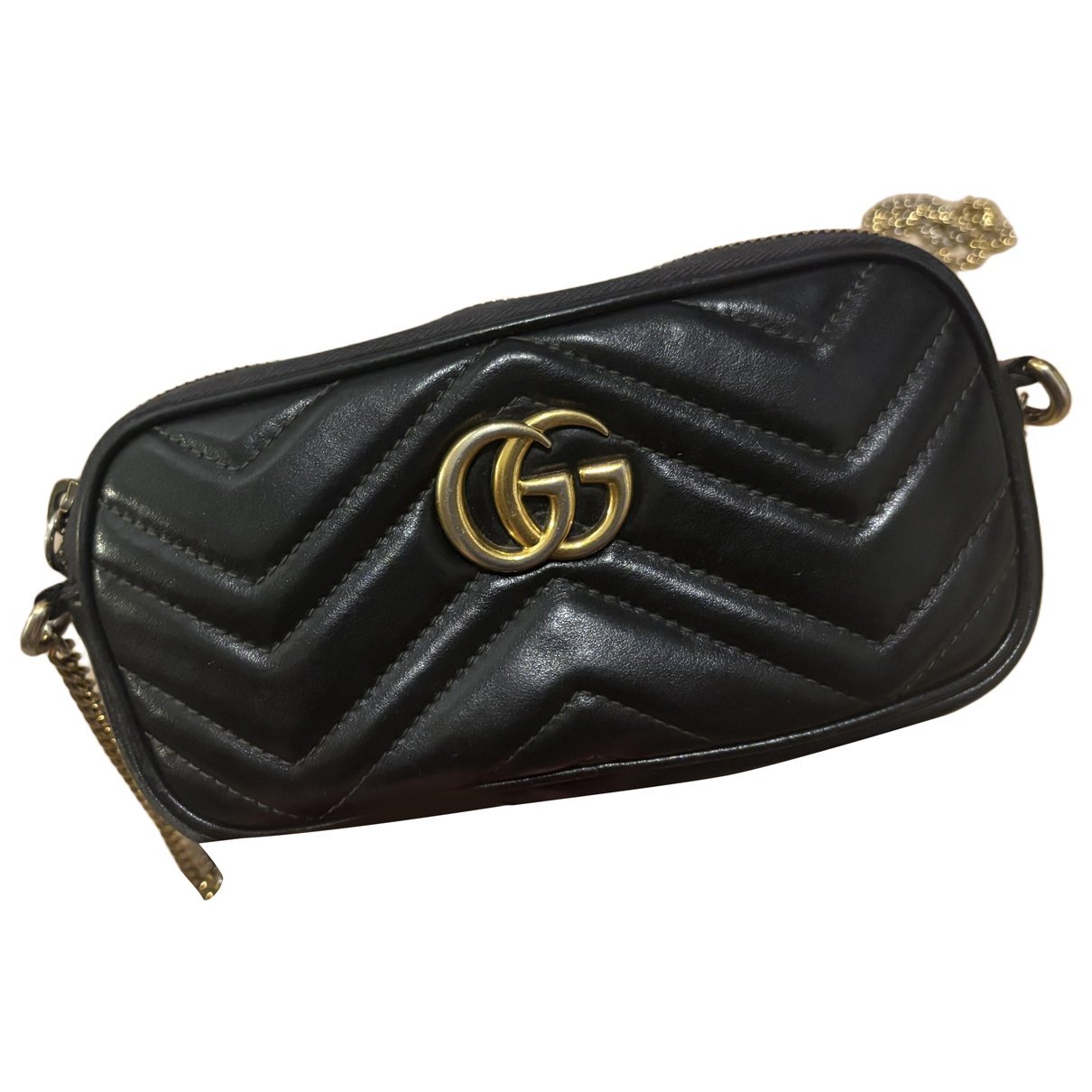 GG Marmont Zip Messenger leather crossbody bag