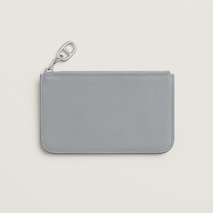 Gris Pantin Zipengo Chaine d'Ancre Card Holder