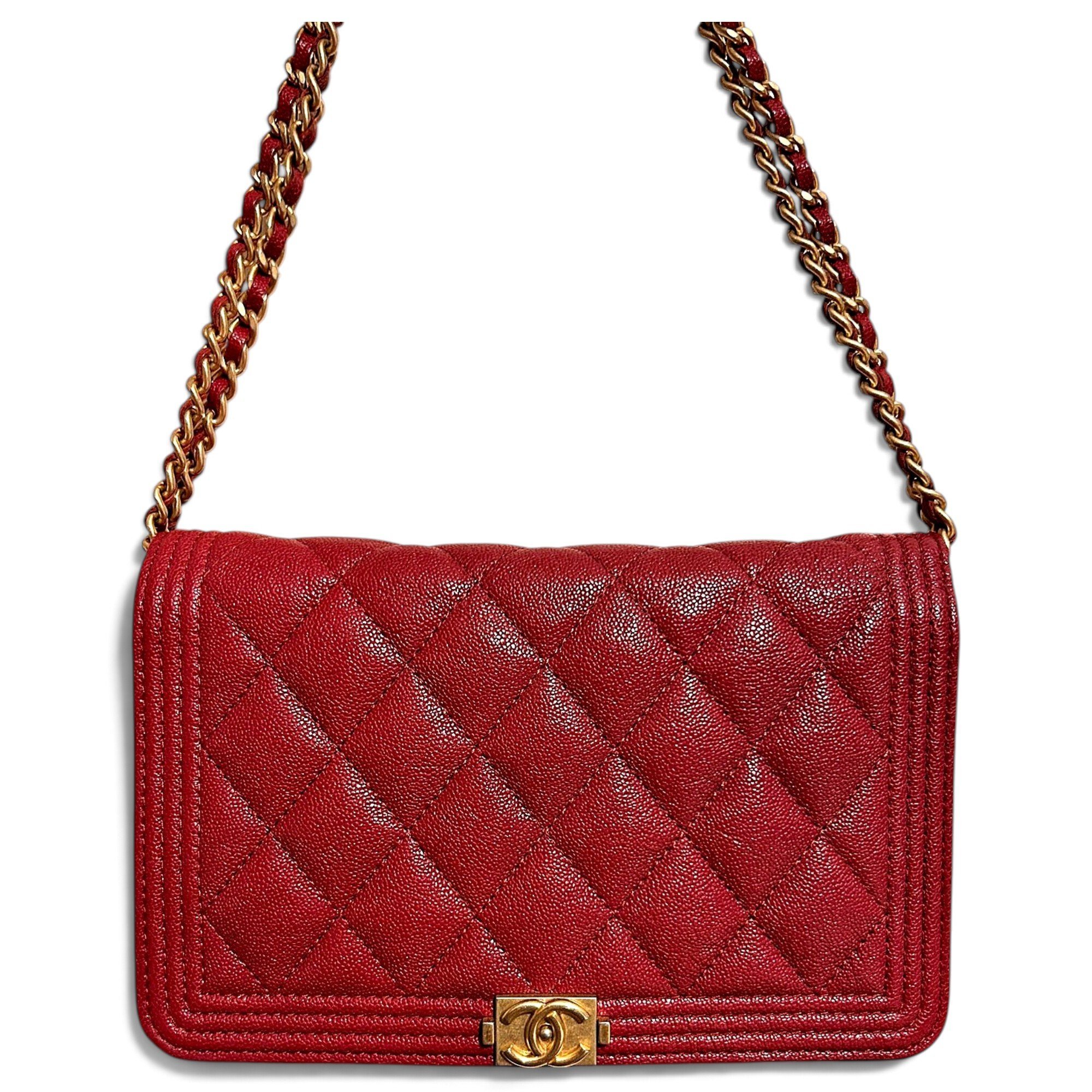 Chanel Wallet On Chain Boy leather crossbody bag