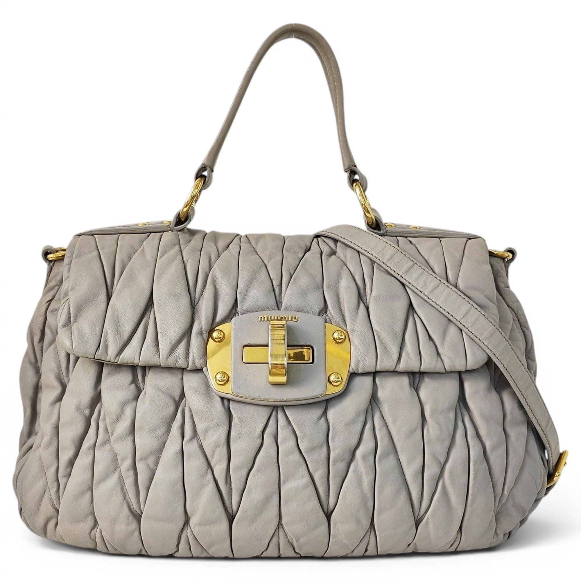 Leather handbag