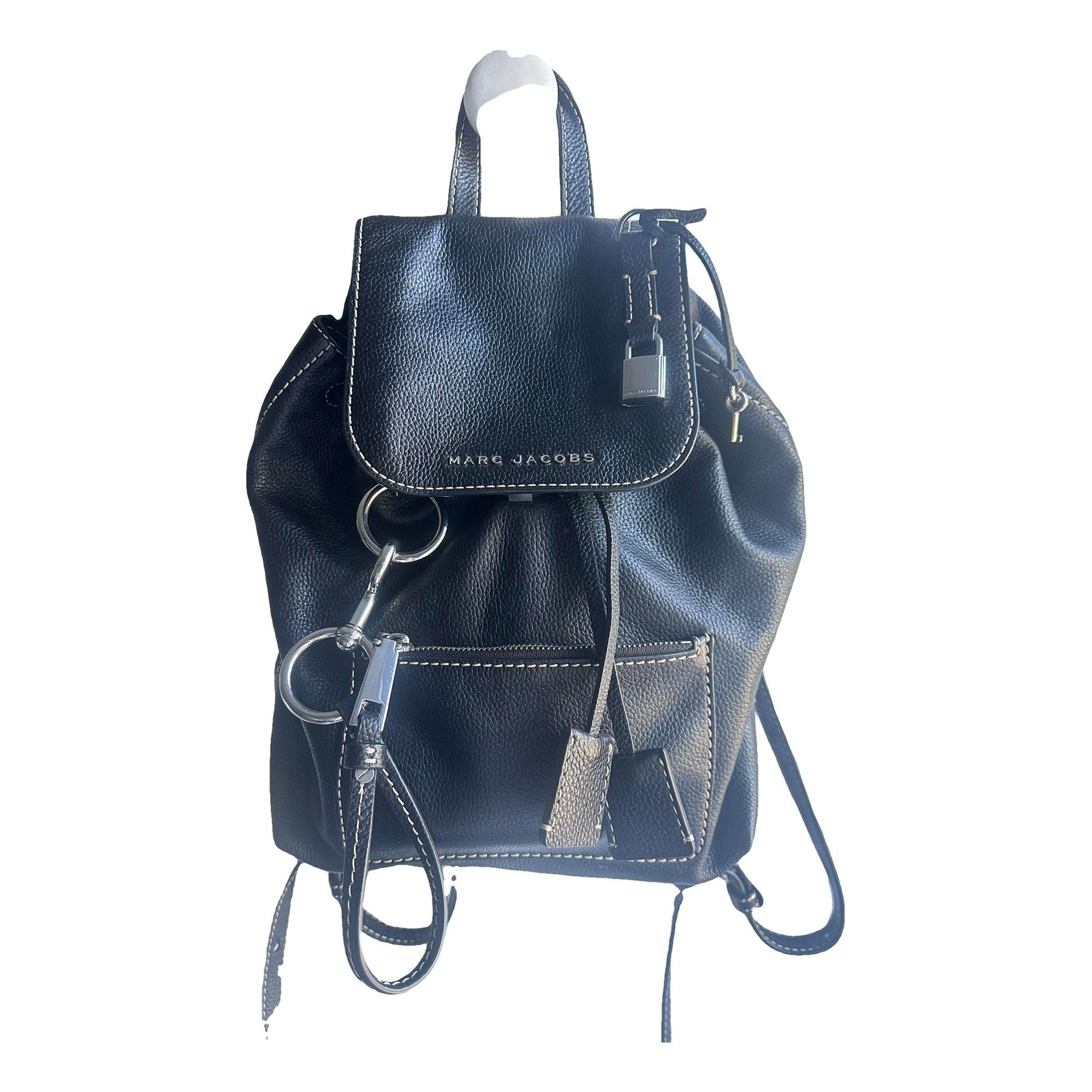 Leather backpack