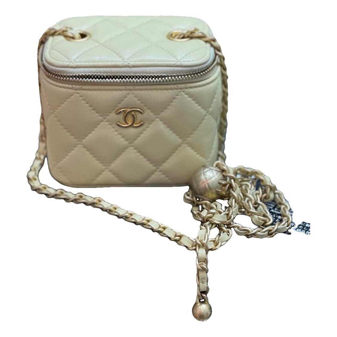 Trendy CC Vanity leather handbag