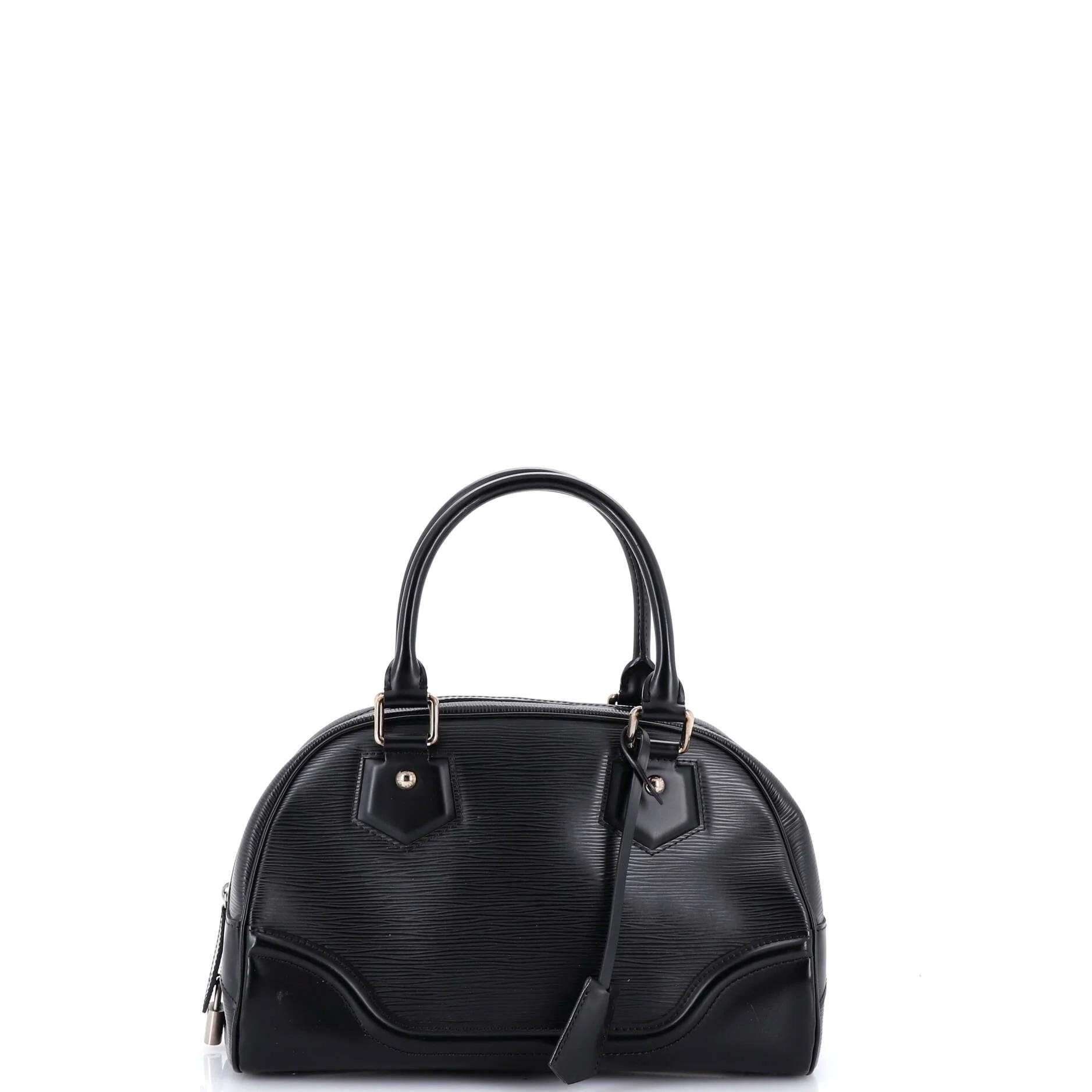 Leather bowling bag